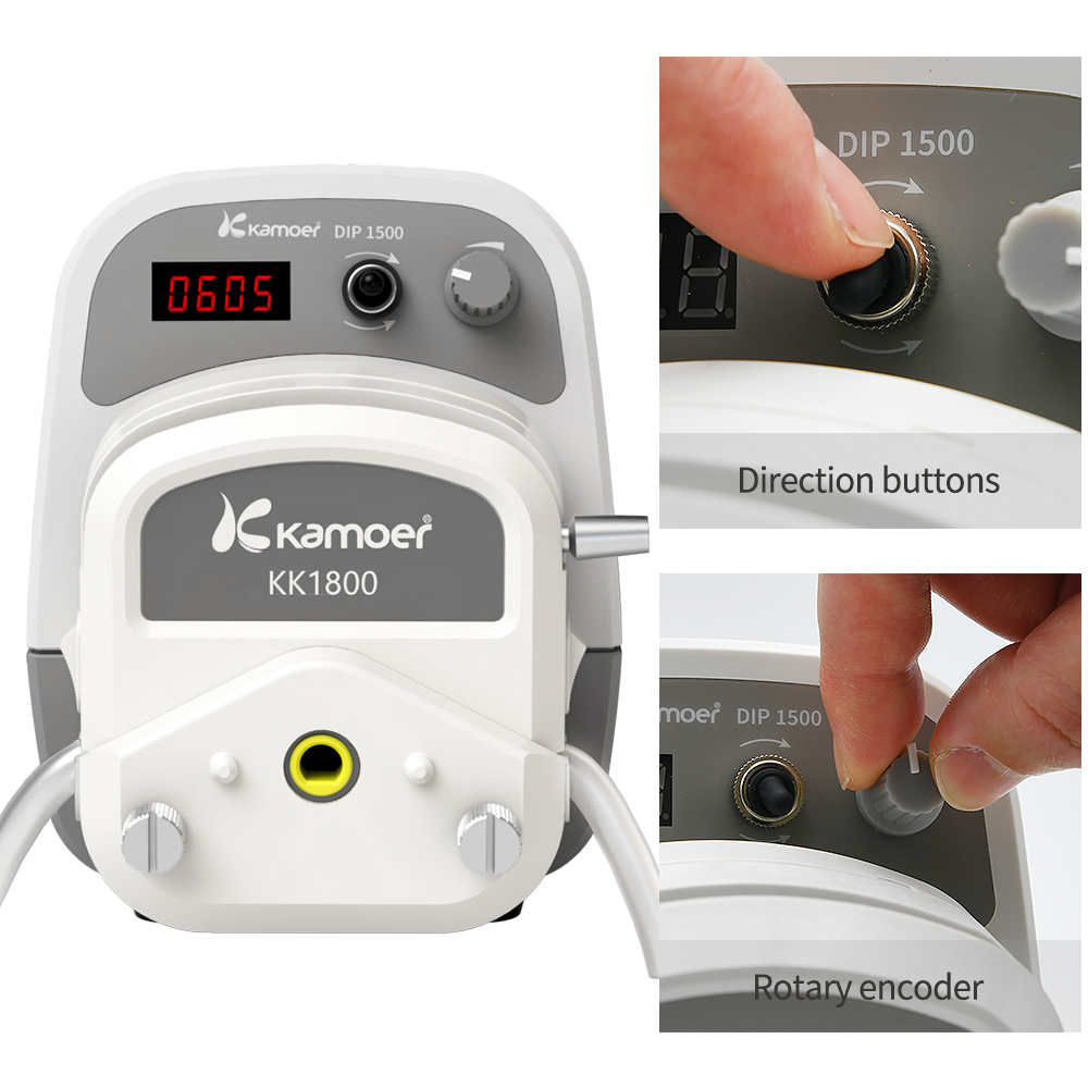Mini Peristaltic Pump 12V - Kamoer DIP1500 Pompa Peristaltik Cerdas Aliran